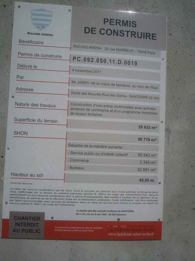 Permis de construire