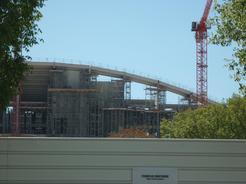 Vu de Ganay coté nord ou il manque les derniers gradins