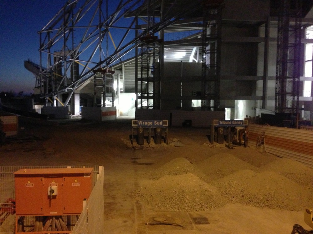 Entrée VS et Ganay en travaux