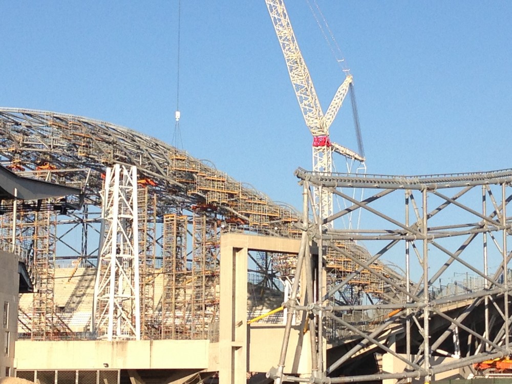 Dépose du premier palée côté VS.