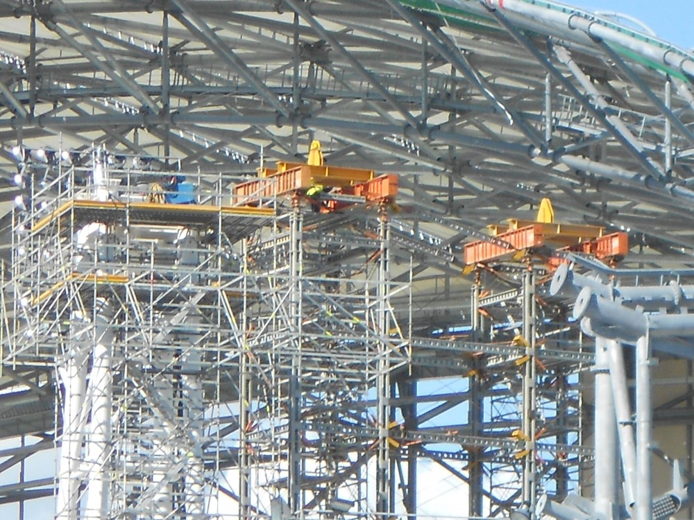 Du monde en haut des têtes de palée.