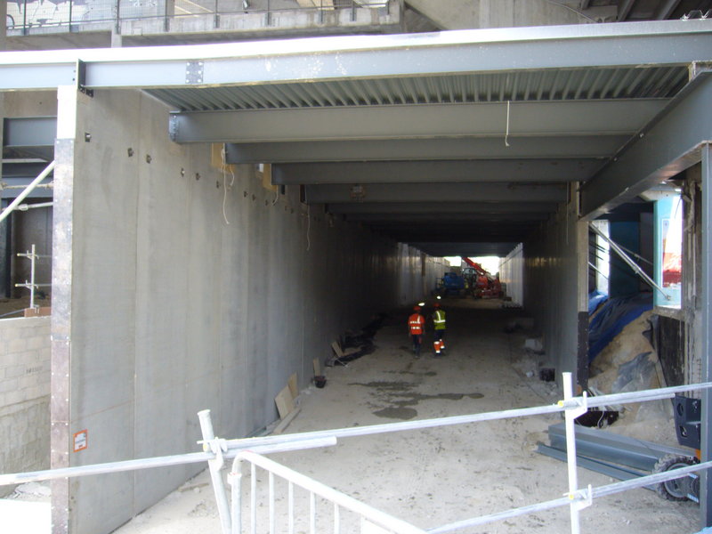 Future Voie de Desserte Interne sous le virage nord