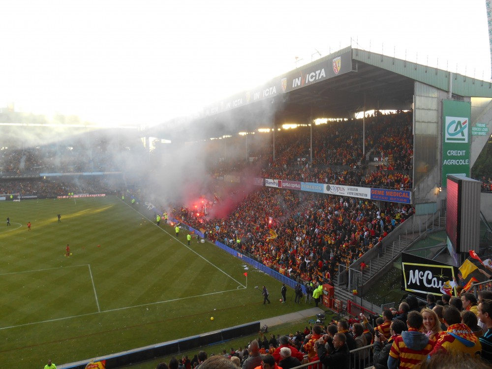 Kop Lensois en feu