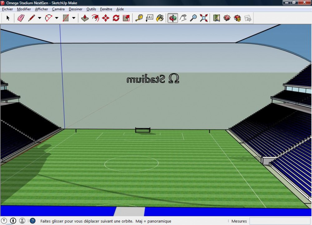 Vue générale et baie vitrée vu de l’intérieur
