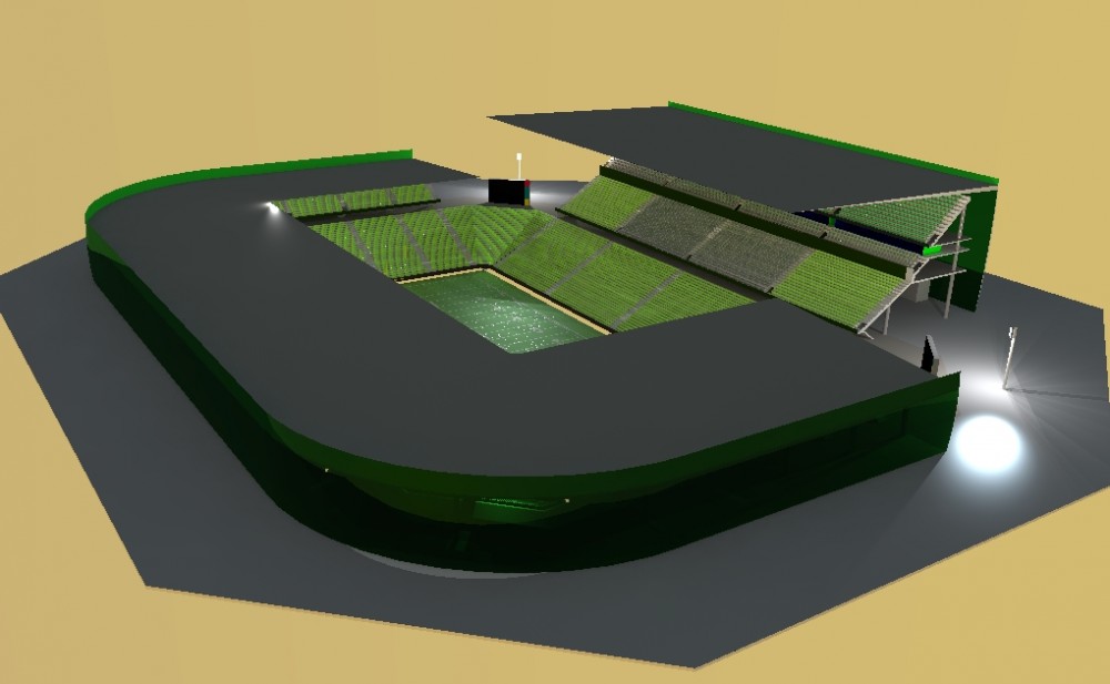 Voila le premier aperçu du BP Arena