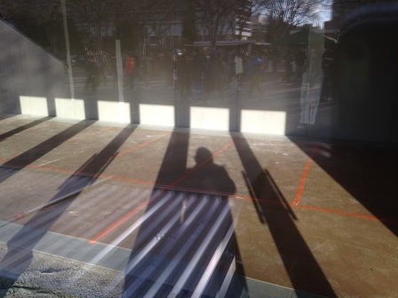 Début aménagements Boutique, sous la protection, la dalle.