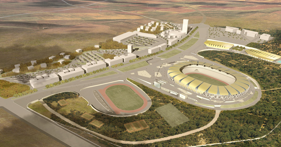 ملعب وهران الجديد في غرب الجزائر الاولمبي 40.000 21917