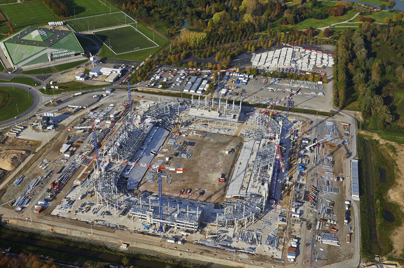 chantier nouveau stade bordeaux novembre 2013