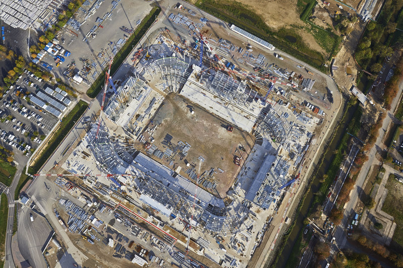 chantier nouveau stade bordeaux novembre 2013