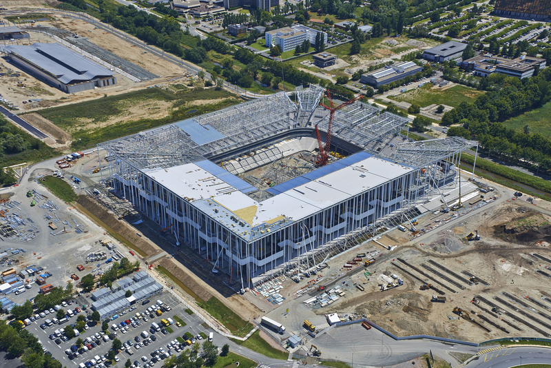 photo aerienne grand stade bordeaux