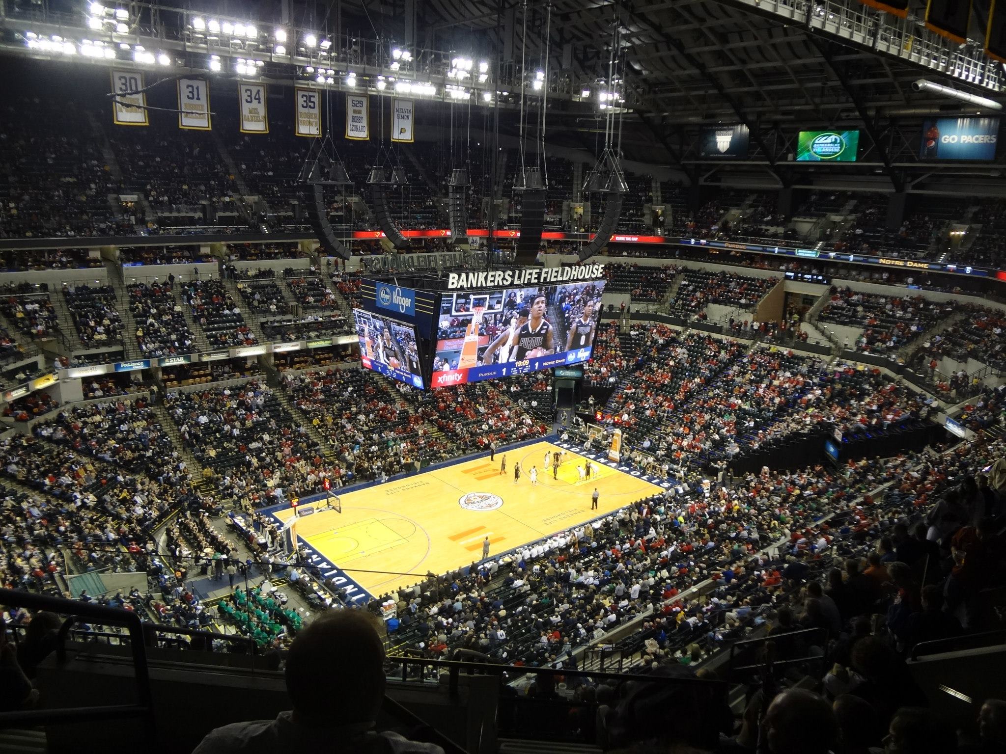 Bankers Life Fieldhouse Timelapse 