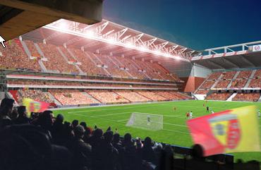 Dépôt du permis de construire du stade Bollaert