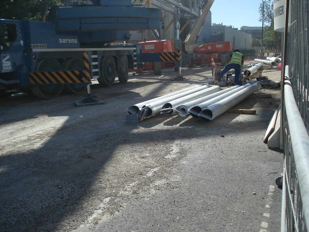 Contreventement interne.