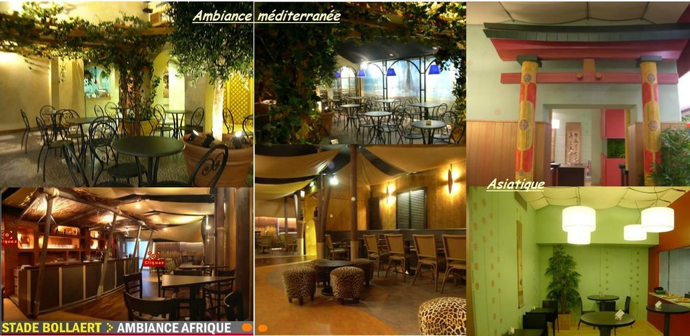 ambiance Méditerranée et Africaine, Asiatique