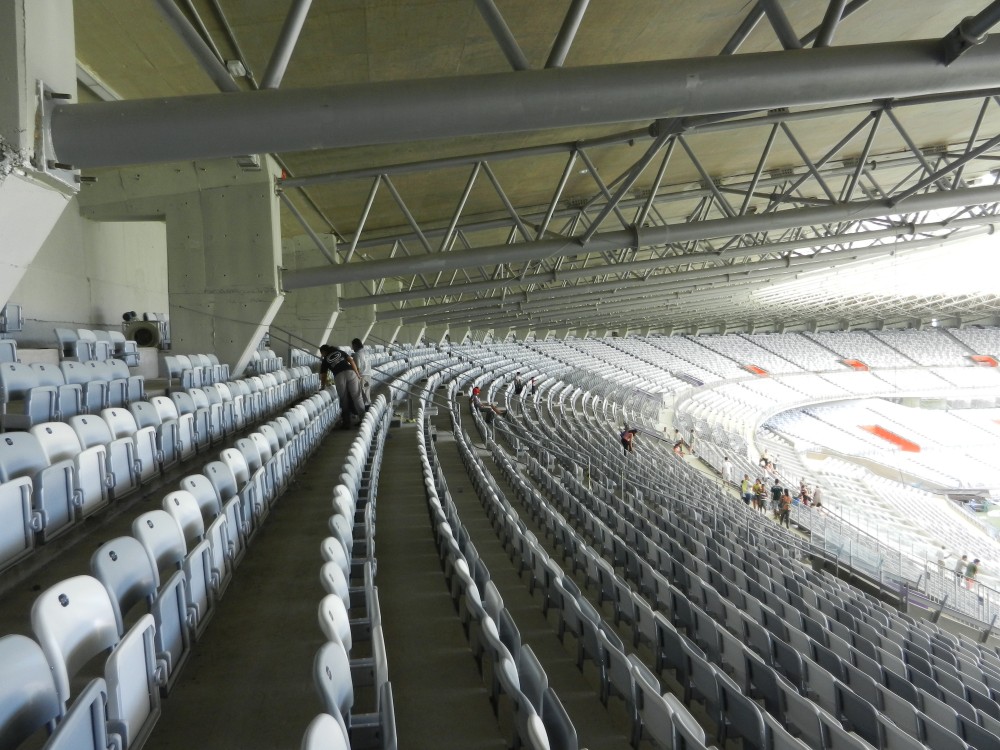 visite guidée du mineirao,magnifique,une vision excellente sur le terrain,tres belle reussite