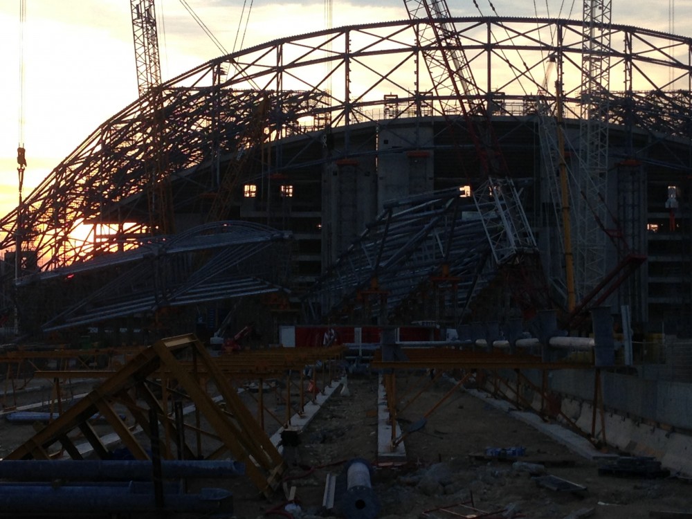 Vu des colis (désole du contre jour).