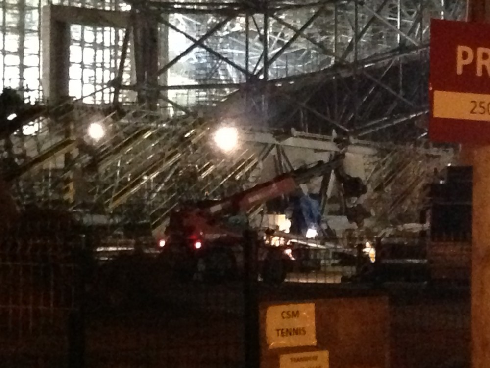 Travaux sur le colis de Faille.