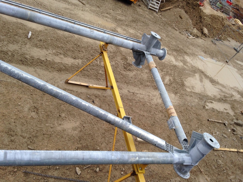 Dernière radiale pour le colis double.