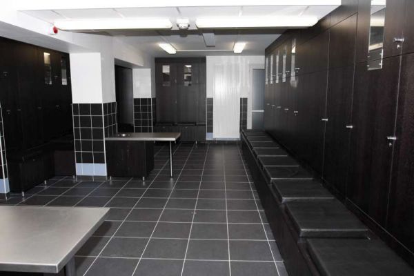 Vestiaire du centre d'entrainement