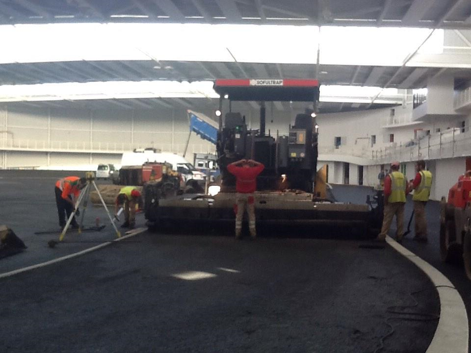 Réalisation de la piste