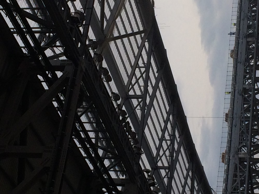 Couronne plexi de la tribune ouest, sans les filets de sécurité