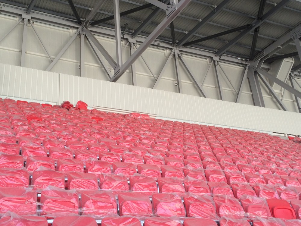 L'aspect définitif du bardage