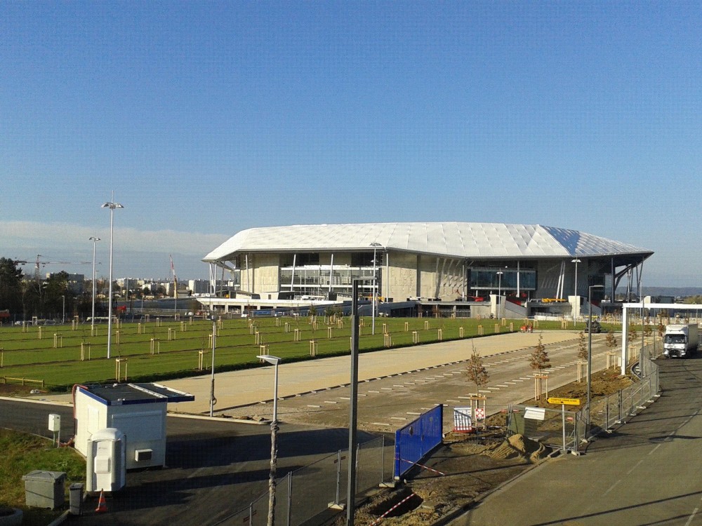 Il ne reste plus grand chose à faire au niveau des parkings au sud