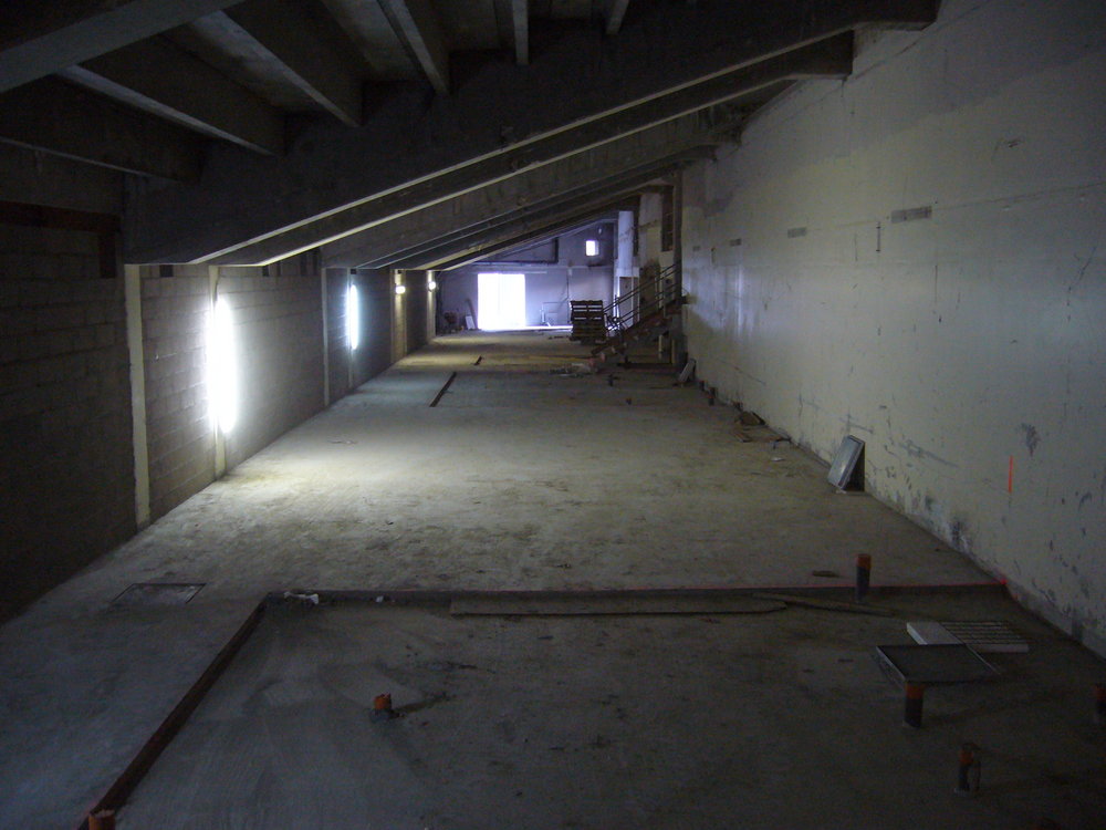 Futurs vestiaires provisoires