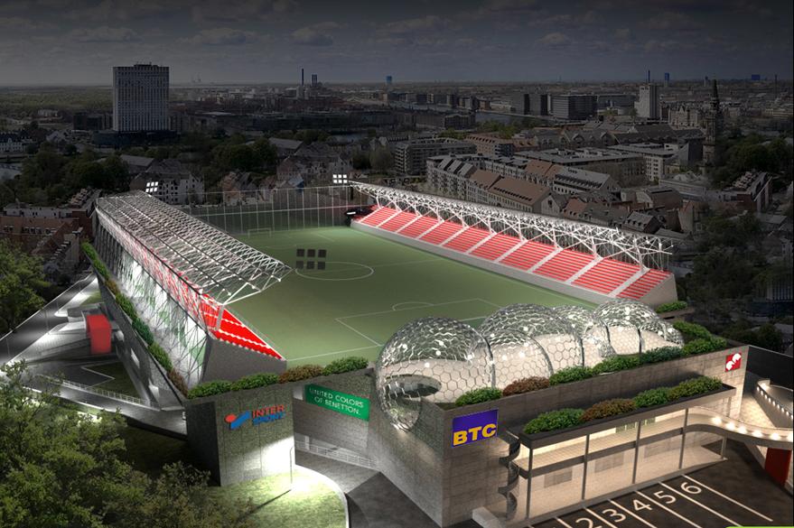 Belgrade (Vozdovac Stadion, projet).JPG