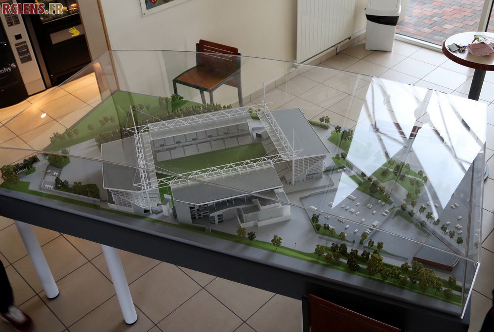 Le stade Bollart de Lens est sortie en maquette (c'était interessant a