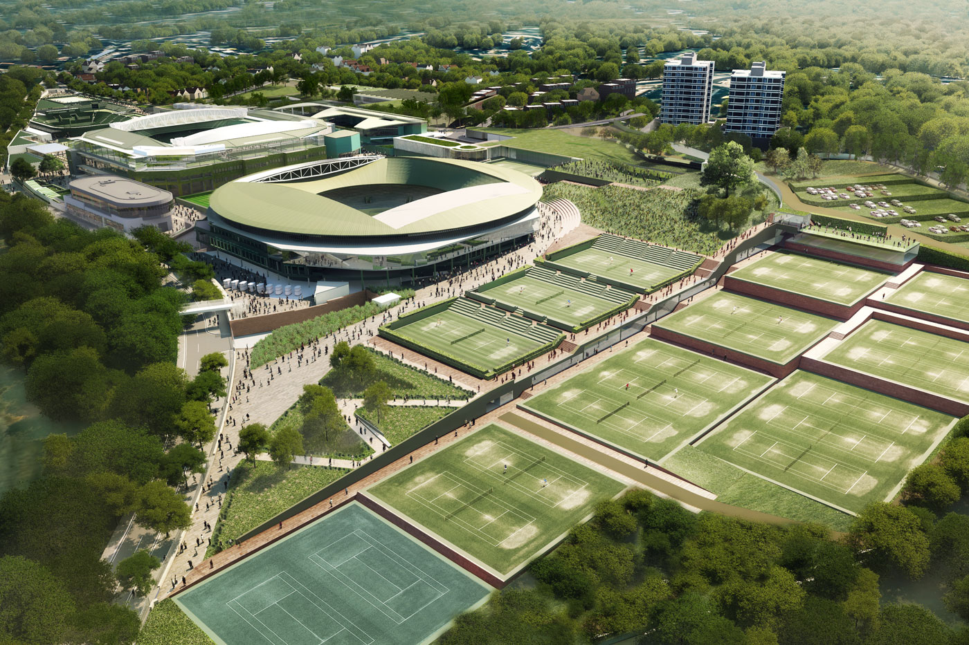 Londres Le site de Wimbledon prochainement agrandi